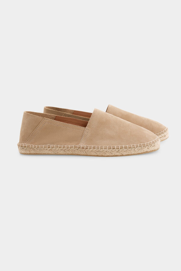 Pedro del Hierro Alpargata piel Marr&oacute;n