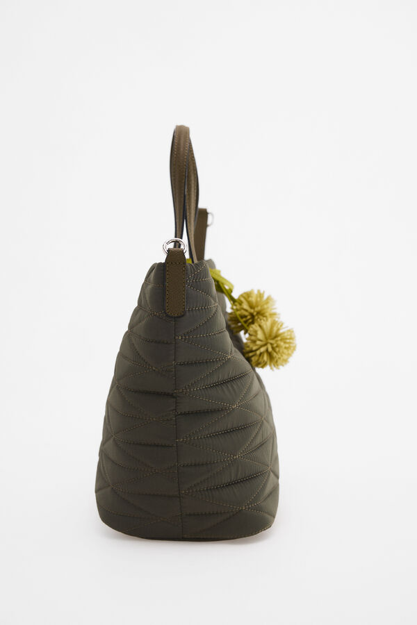 Pedro del Hierro Bolso shopper acolchado Verde
