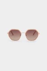 Pedro del Hierro Gafas montura met&aacute;lica Rosa