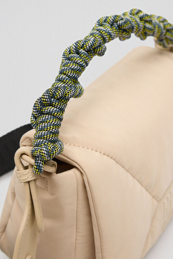 Pedro del Hierro Bandolera nylon nuevo logo volumen Beige