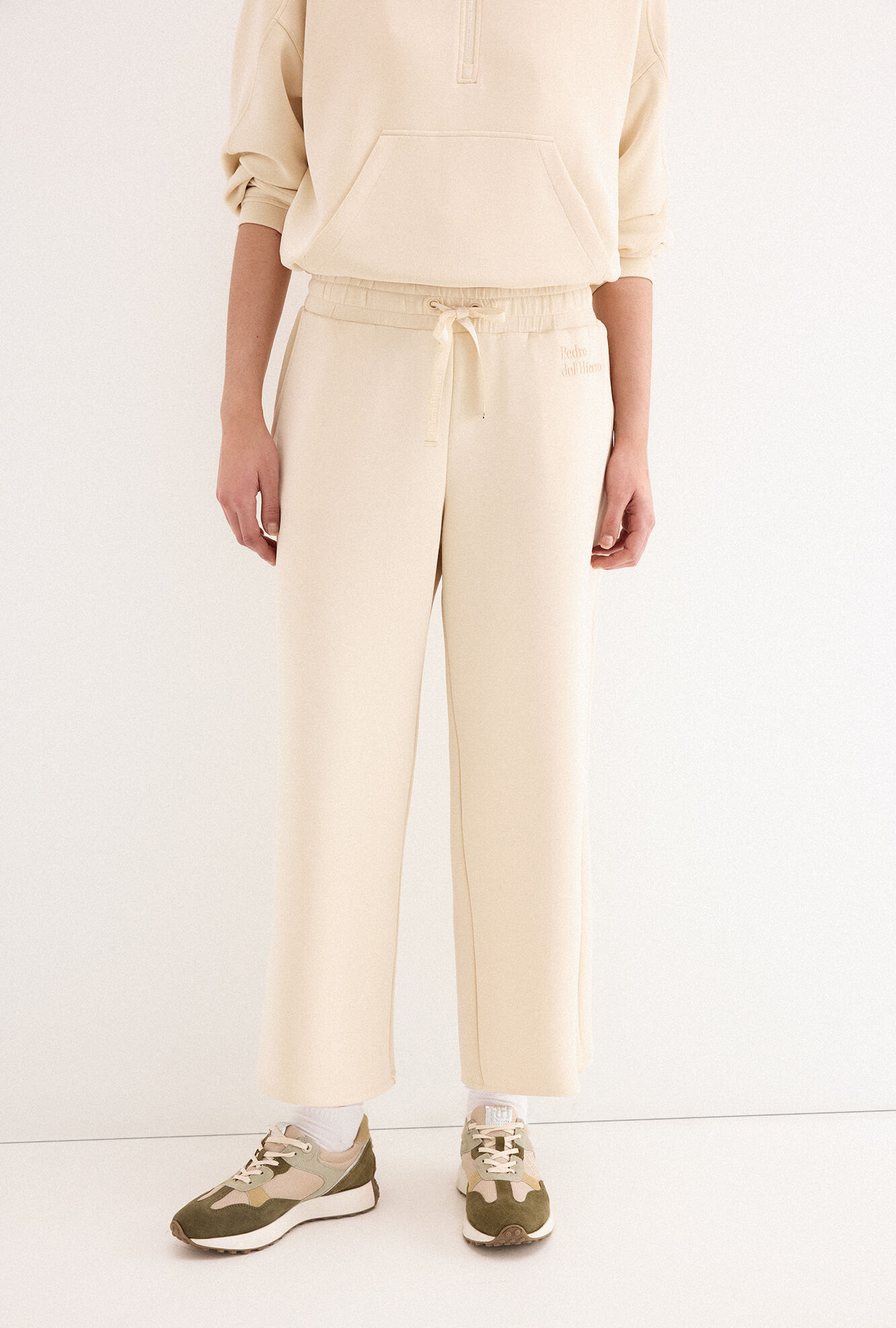 Pedro del Hierro Pantal&oacute;n soft touch cropped wide leg