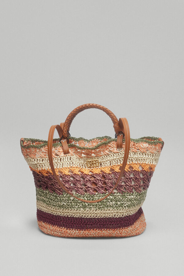 Pedro del Hierro Bolso shopper rafia multicolor Several