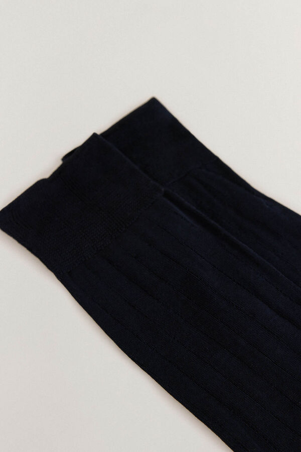 Pedro del Hierro Calcet&iacute;n liso vestir Azul