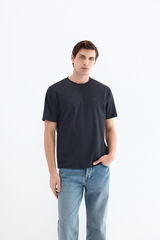 Pedro del Hierro T-shirt mercerizada Azul