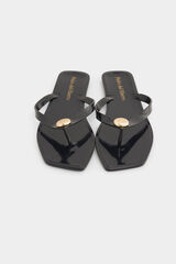 Pedro del Hierro Flip flop logo Negro