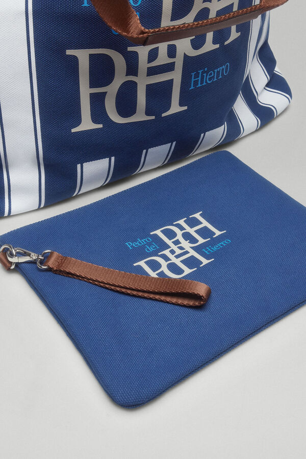 Pedro del Hierro Bolsa tela playa Blue