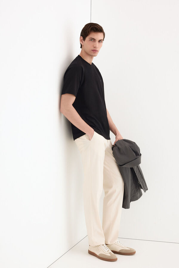 Pedro del Hierro T-shirt mercerizada Preto