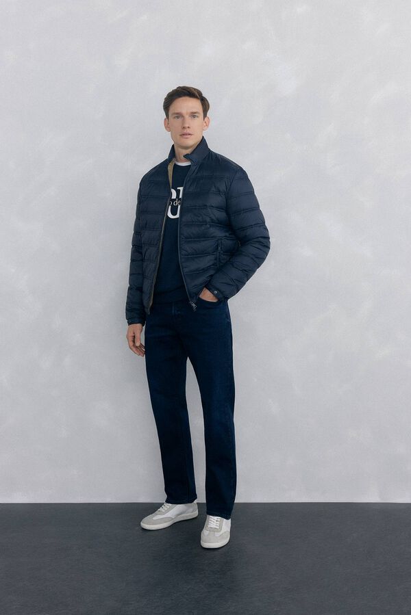 Pedro del Hierro Logo crew neck sweatshirt Blue