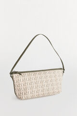 Pedro del Hierro Bolsa de ombro com monograma Verde