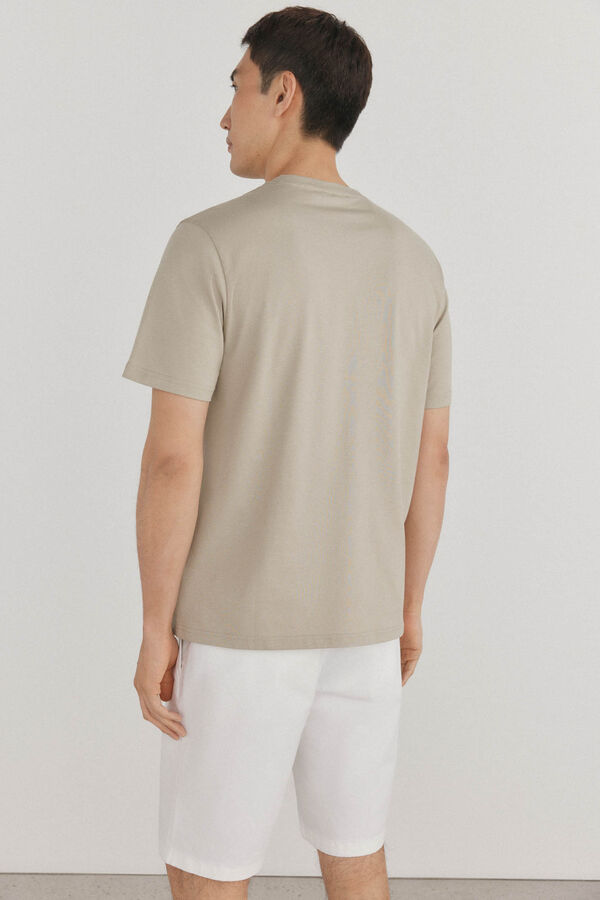 Pedro del Hierro Camiseta logo relieve Verde