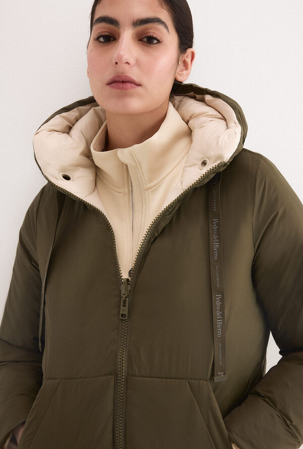 Pedro del Hierro Parka reversible capucha Verde
