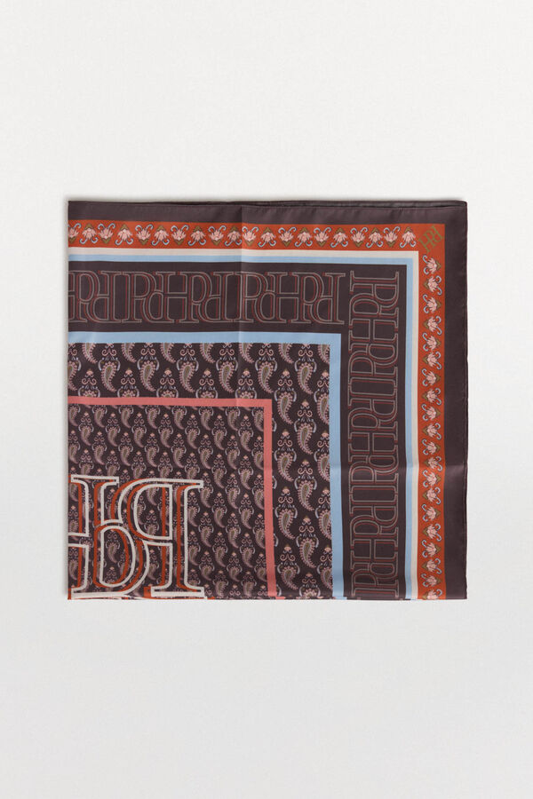 Pedro del Hierro Cachecol bandana com estampado floral V&aacute;rios