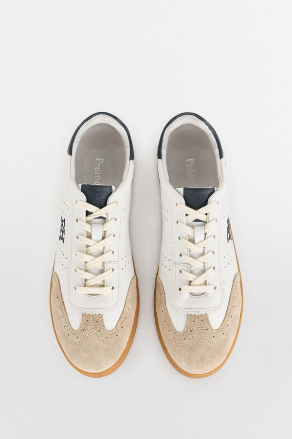 Pedro del Hierro Zapatillas deportivas en piel Crudo