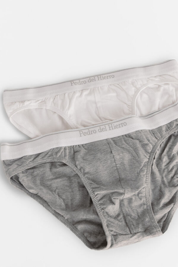 Pedro del Hierro Pack 2 slip punto White