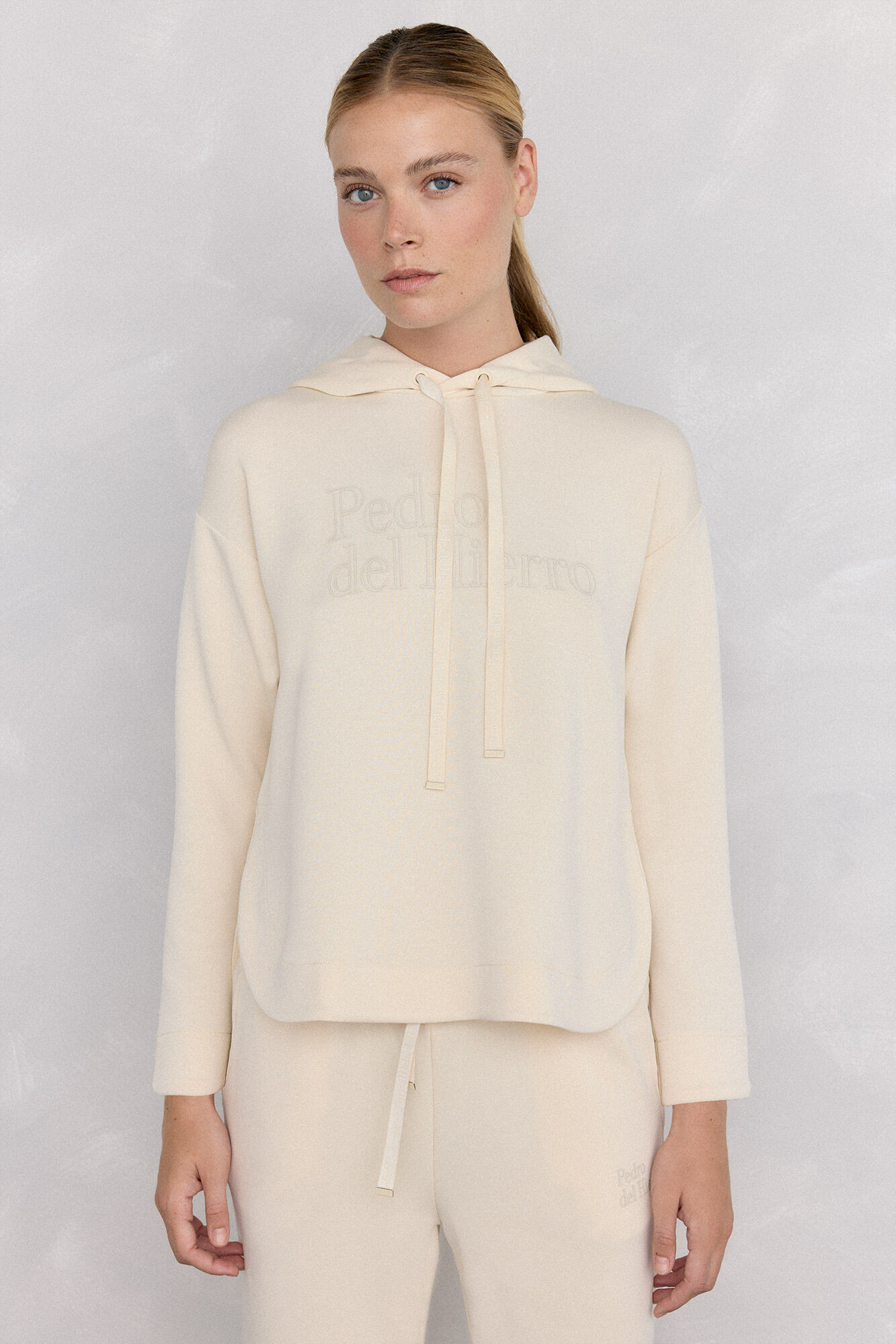 Pedro del Hierro Sudadera capucha logo soft touch