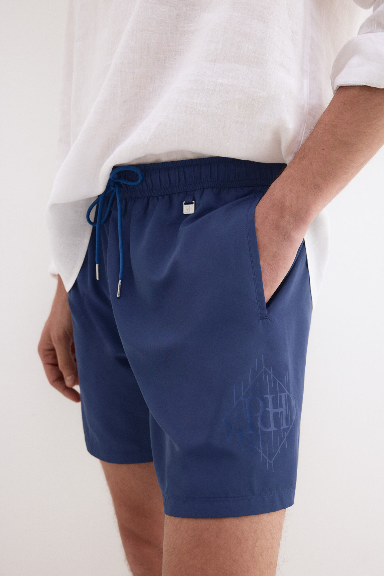 Pedro del Hierro Ba&ntilde;ador liso big logo lateral