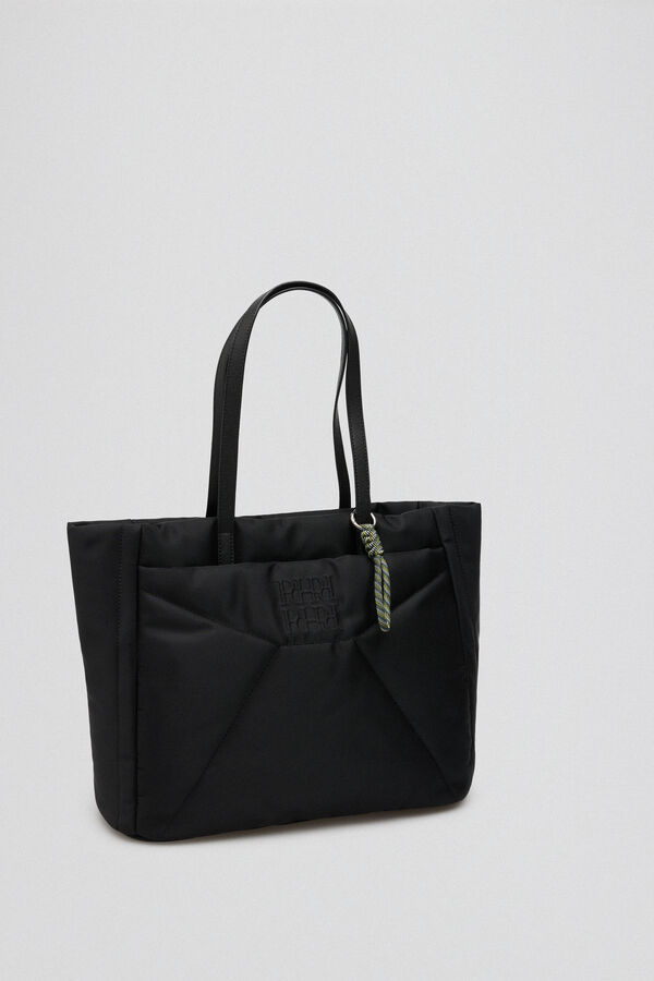 Pedro del Hierro Bolso tote bag nylon Negro