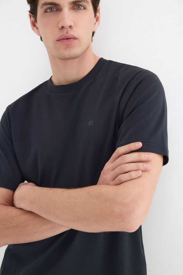 Pedro del Hierro T-shirt mercerizada Azul