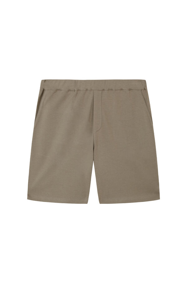 Pedro del Hierro Spanish cotton pyjama shorts Green