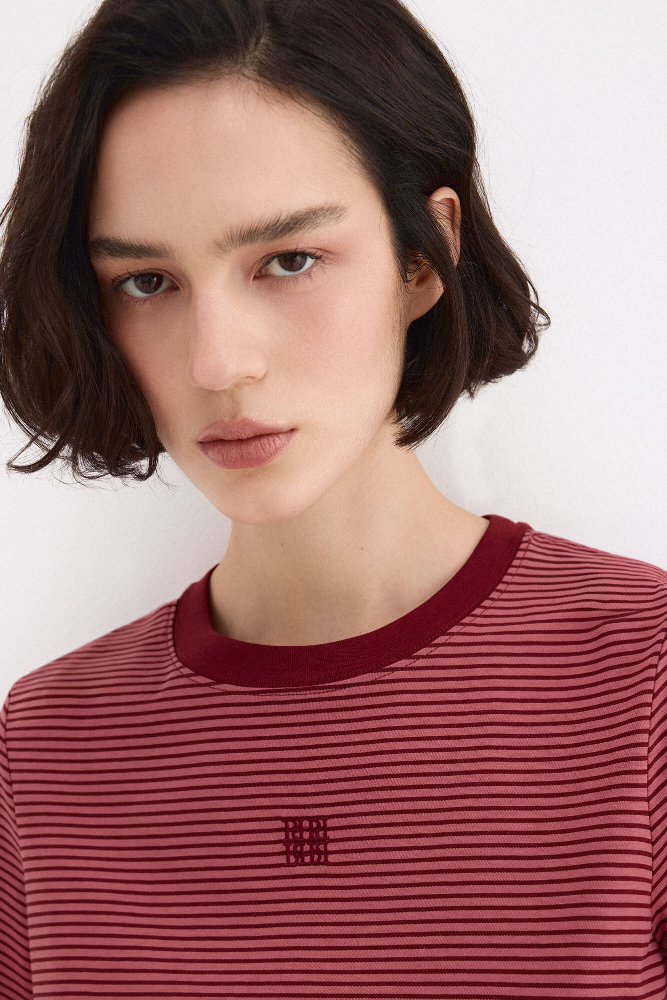 Pedro del Hierro Camiseta manga corta a rayas