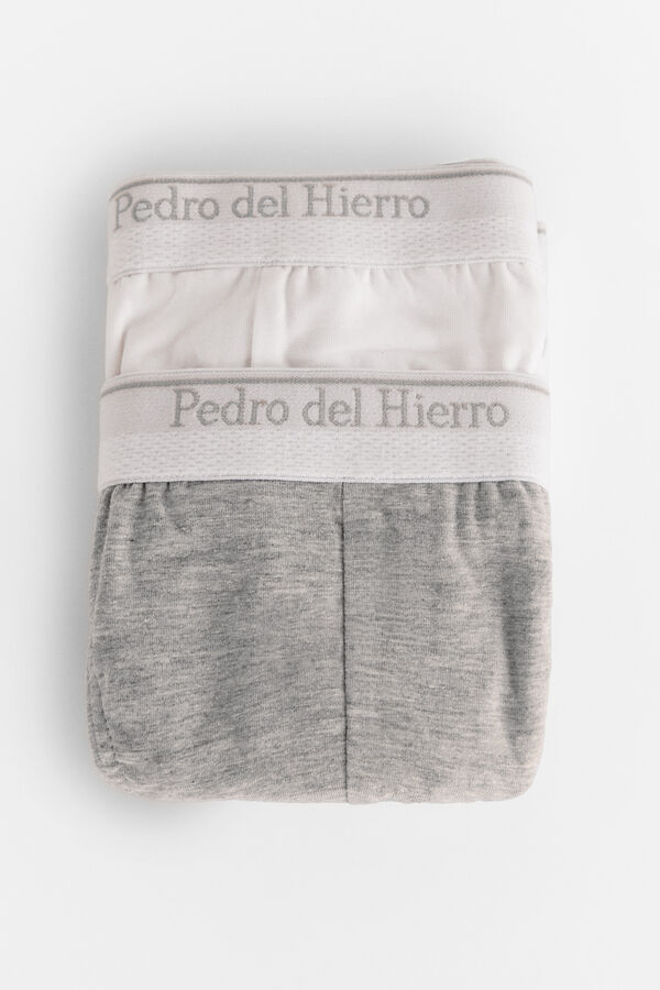Pedro del Hierro Pack 2 slip punto White