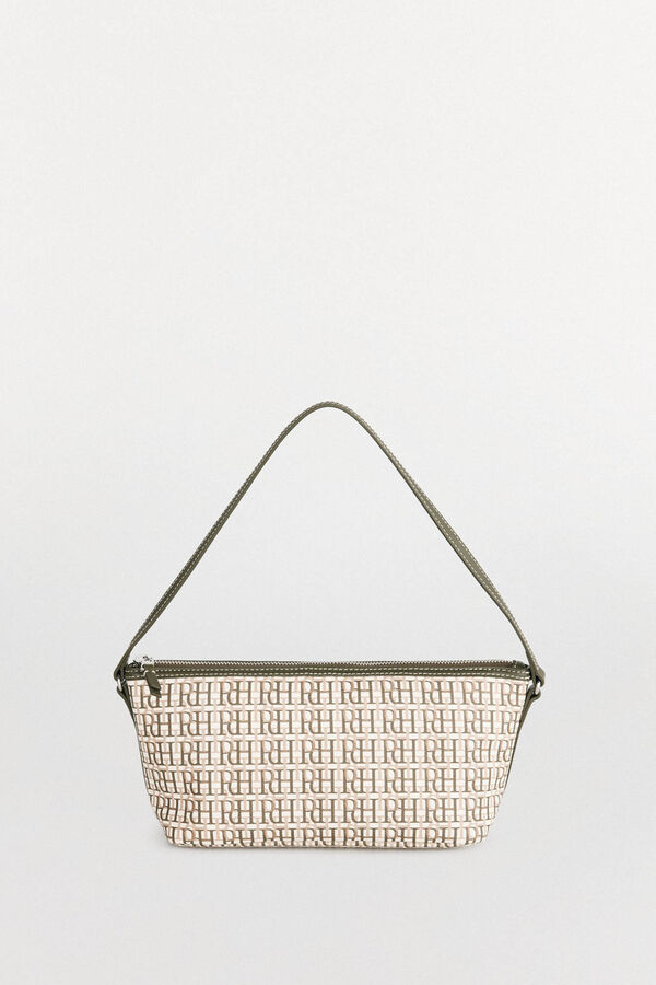 Pedro del Hierro Bolsa de ombro com monograma Verde