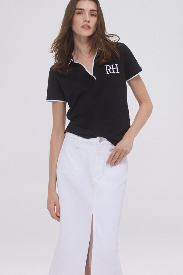 Pedro del Hierro Polo manga corta Black