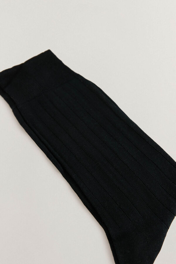 Pedro del Hierro Calcet&iacute;n liso vestir Black