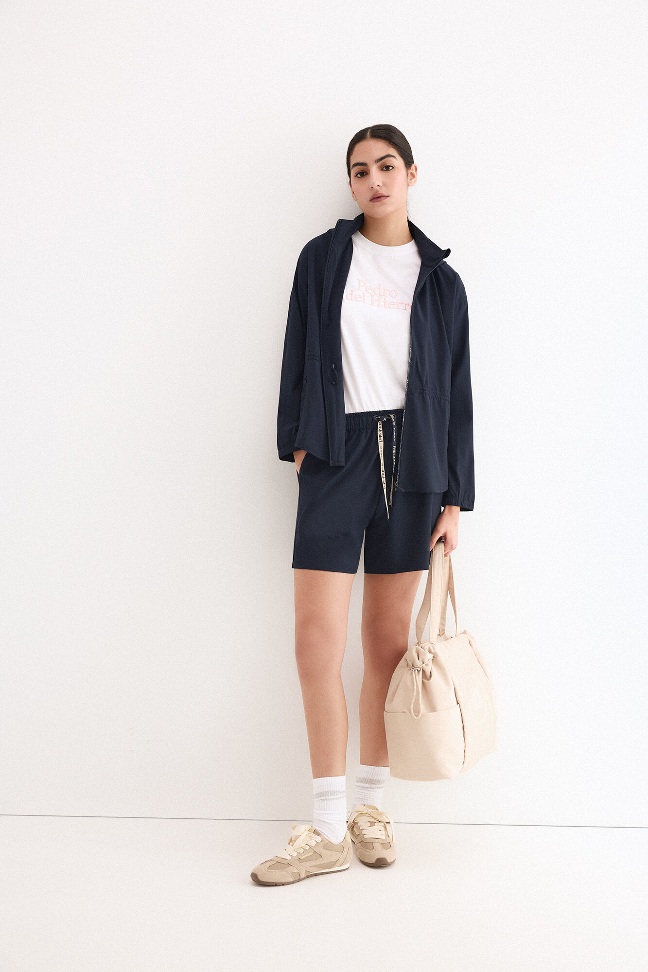 Pedro del Hierro Camiseta oversize activewear logo