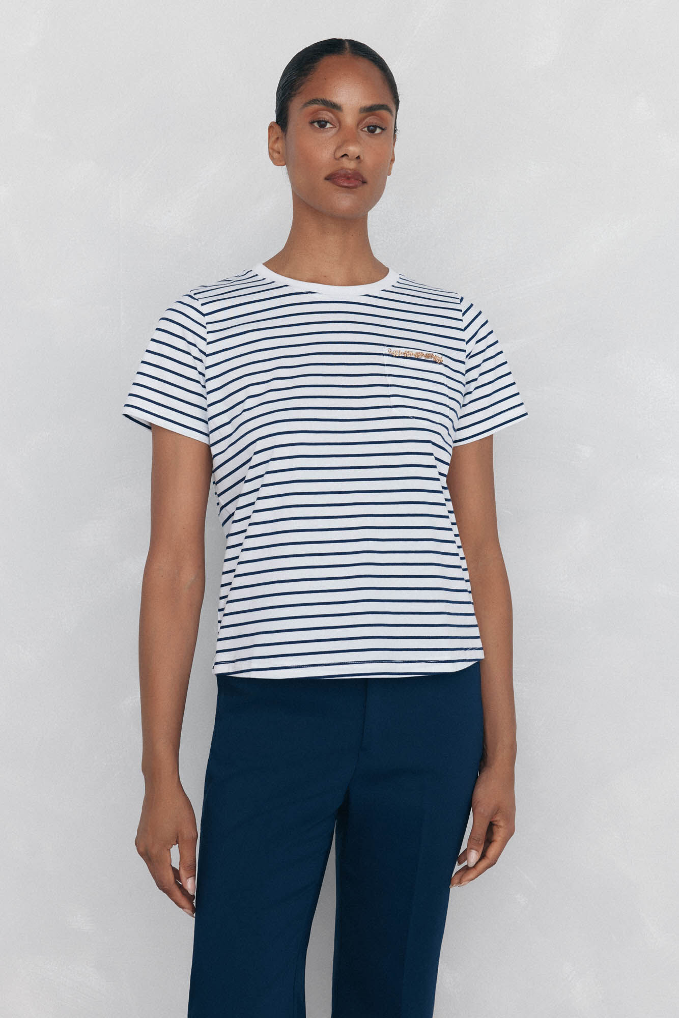 Pedro del Hierro Camiseta bolsillo cadena