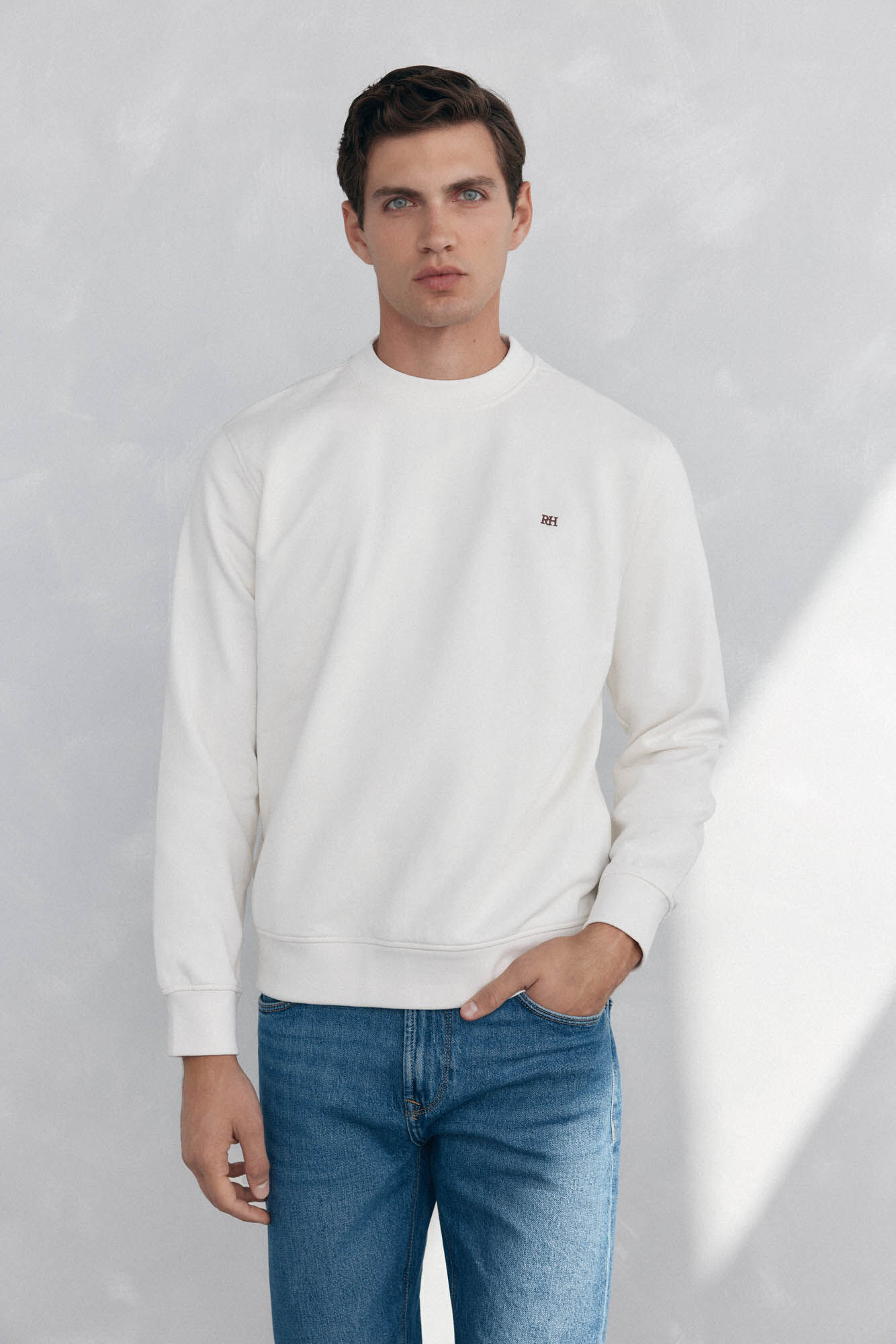 Pedro del Hierro Sweatshirt gola caixa