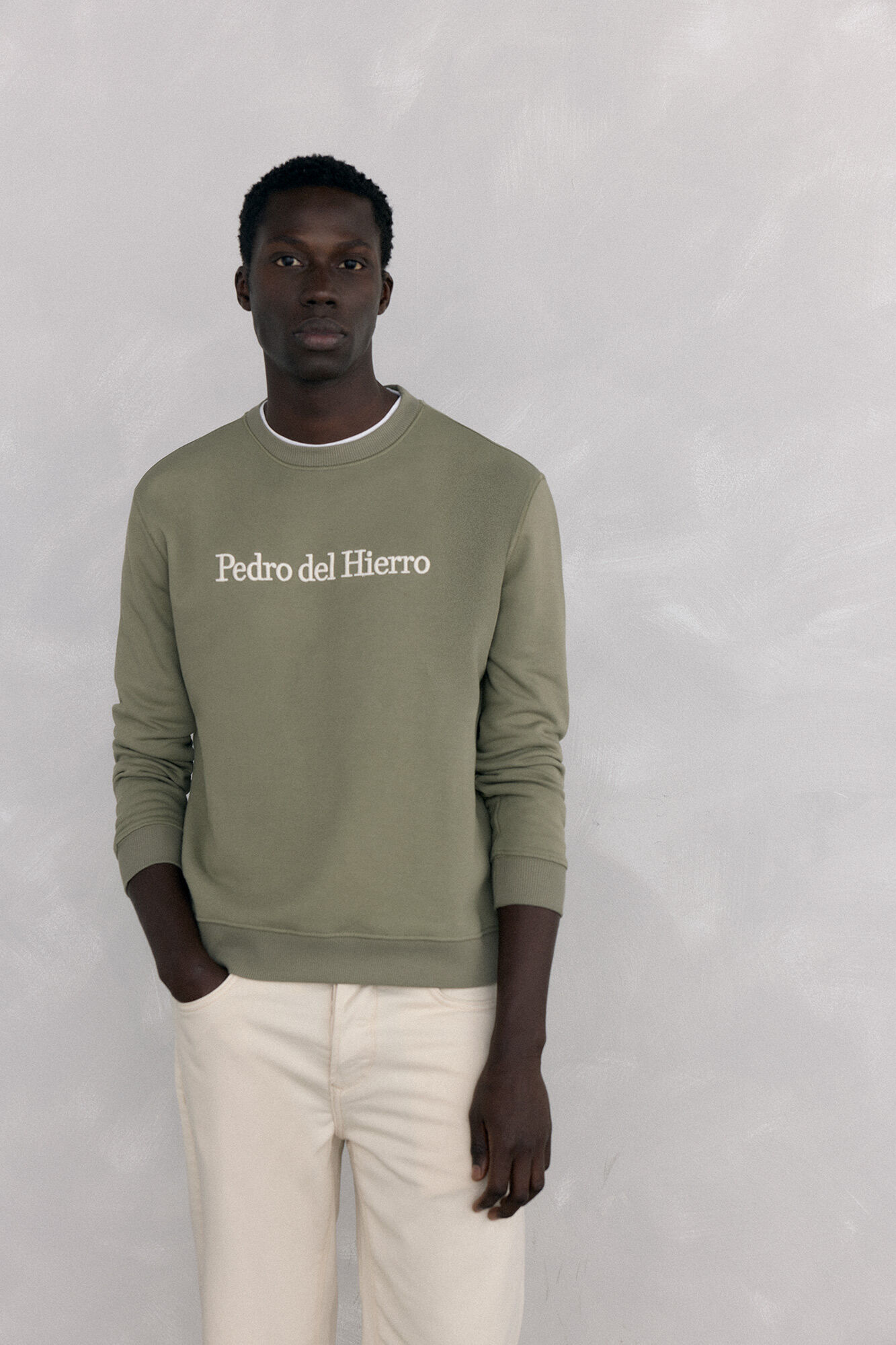 Pedro del Hierro Sudadera logo cuello caja