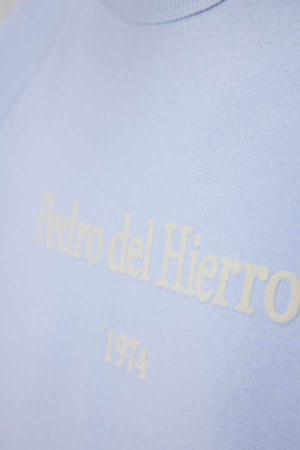 Pedro del Hierro Sudadera lisa logo Blue