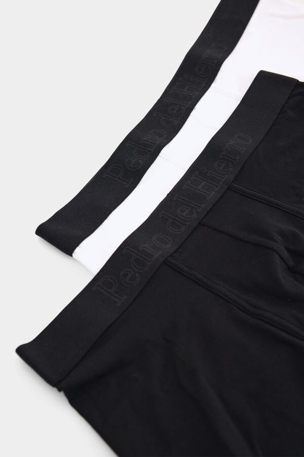 Pedro del Hierro Pack 2 boxer punto Negro