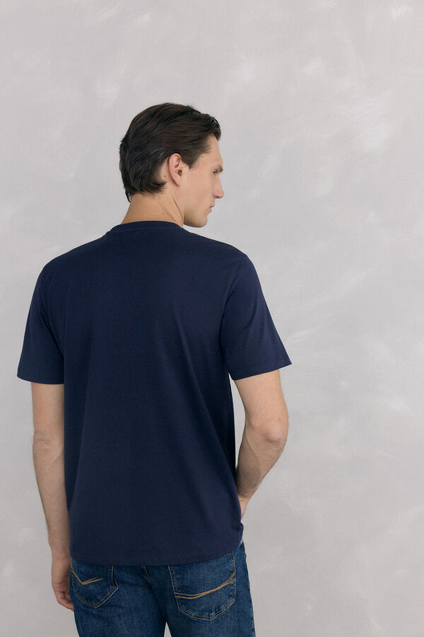 Pedro del Hierro Camiseta b&aacute;sica Azul