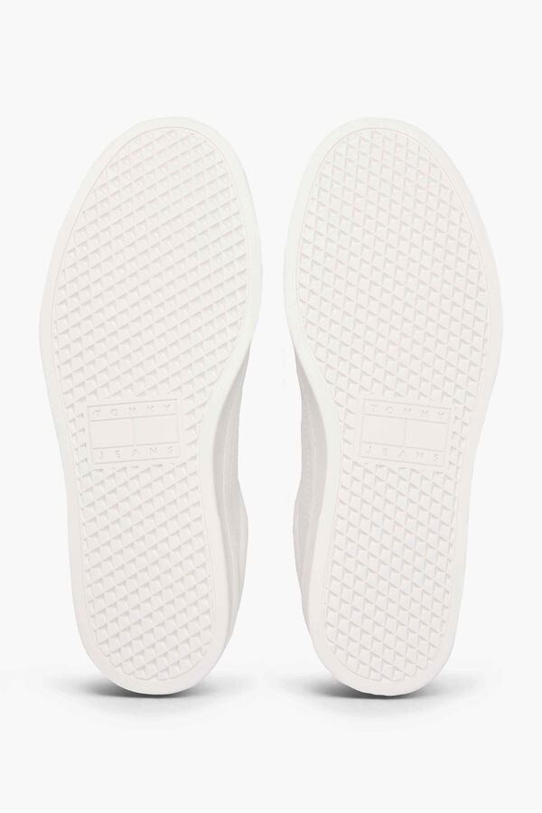Tommy Jeans Zapatillas Tommy Jeans blancas con logo bandera blanco