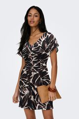 Only Vestido corto estampado floral estampado