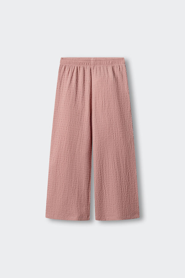 Springfield Kids Lepr&scaron;ave culotte pantalone za devojčice Roze