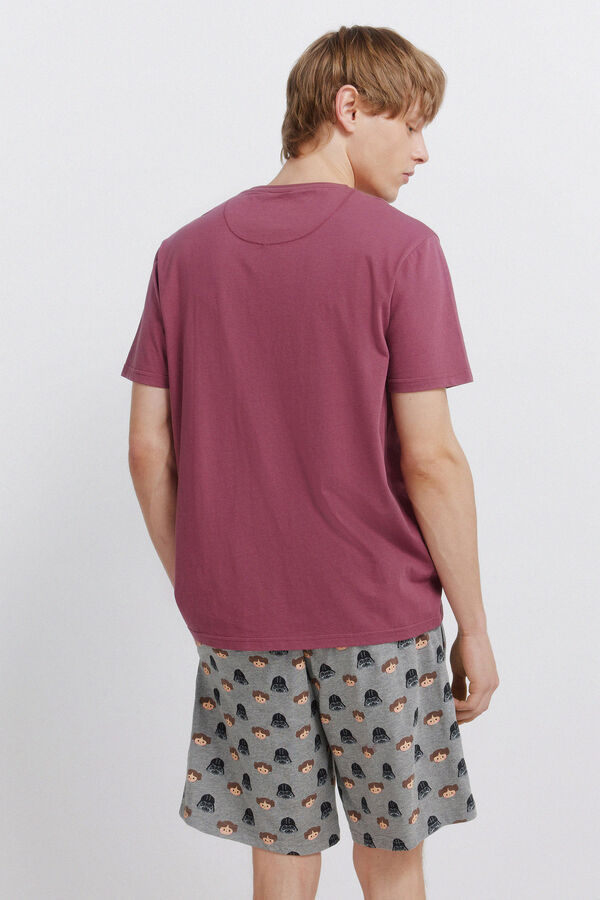 Springfield Star Wars kratka pidžama Bordo