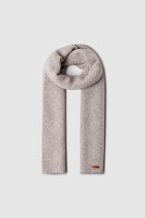 Pepe Jeans Bufanda de punto trenzado rosa