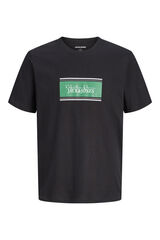 Jack & Jones Camiseta print manga corta negro