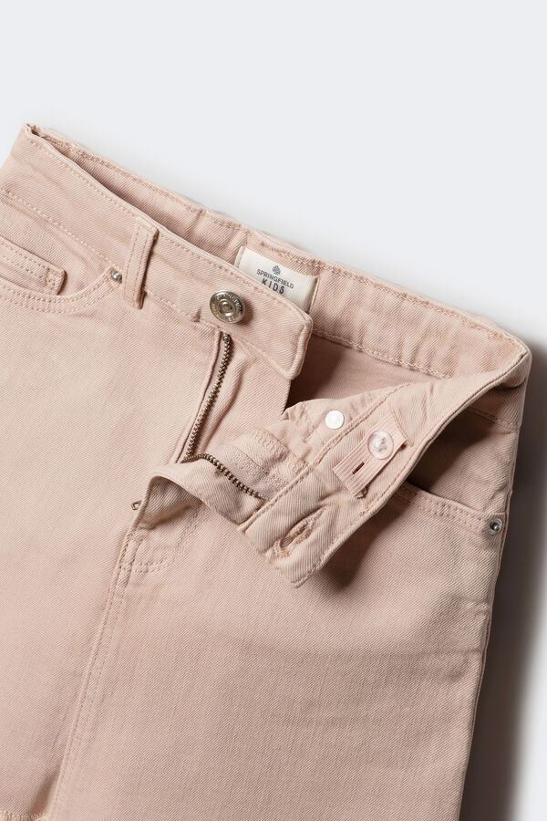 Springfield Kids Suknja sa resama za devojčice Roze