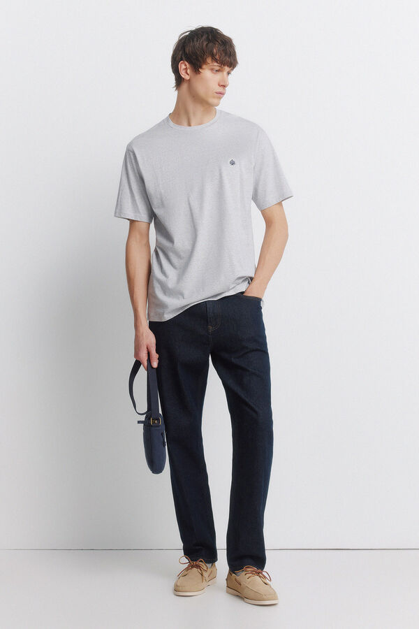 Springfield Majica na sitne pruge Plava