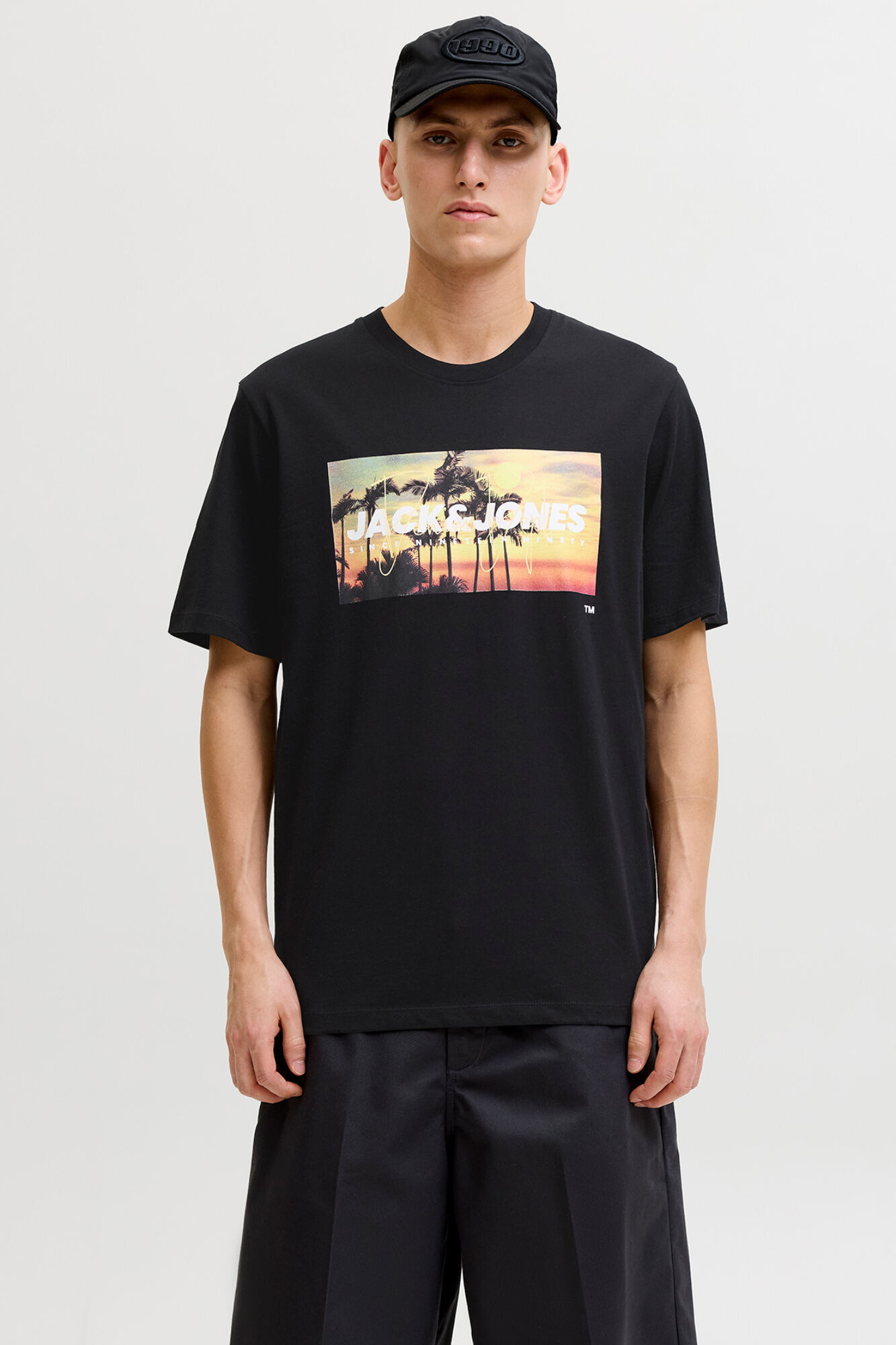 Jack & Jones T-shirt em algod&atilde;o estampada
