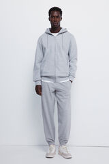 Springfield Plišane pantalone Siva