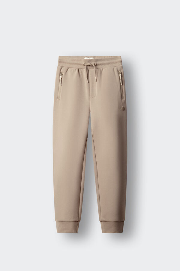 Springfield Kids Dečije najlon jogger pantalone Braon