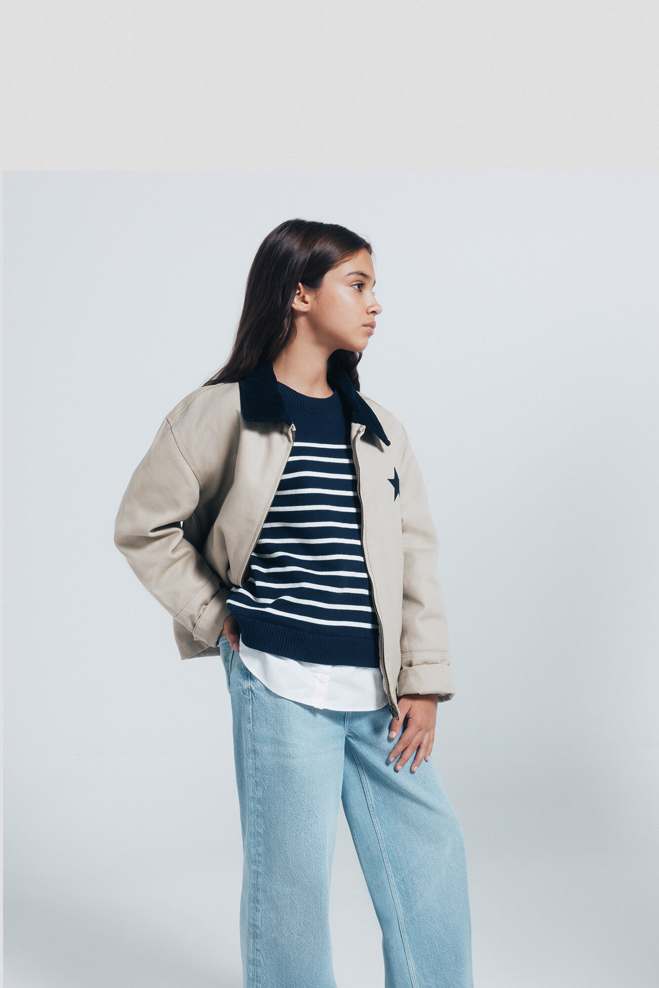 Springfield Kids Mornarski džemper za devojčice