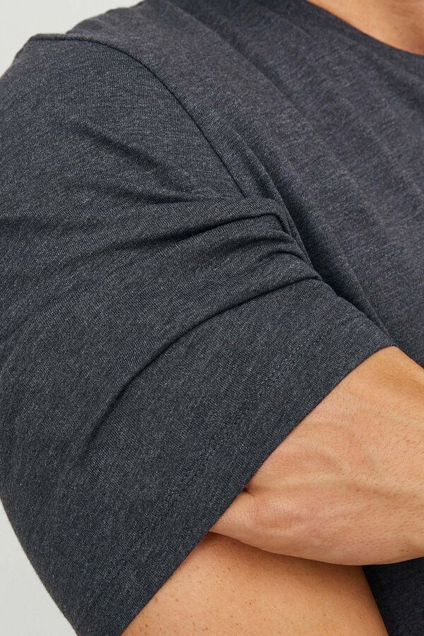 Jack & Jones Camiseta b&aacute;sica regular fit gris