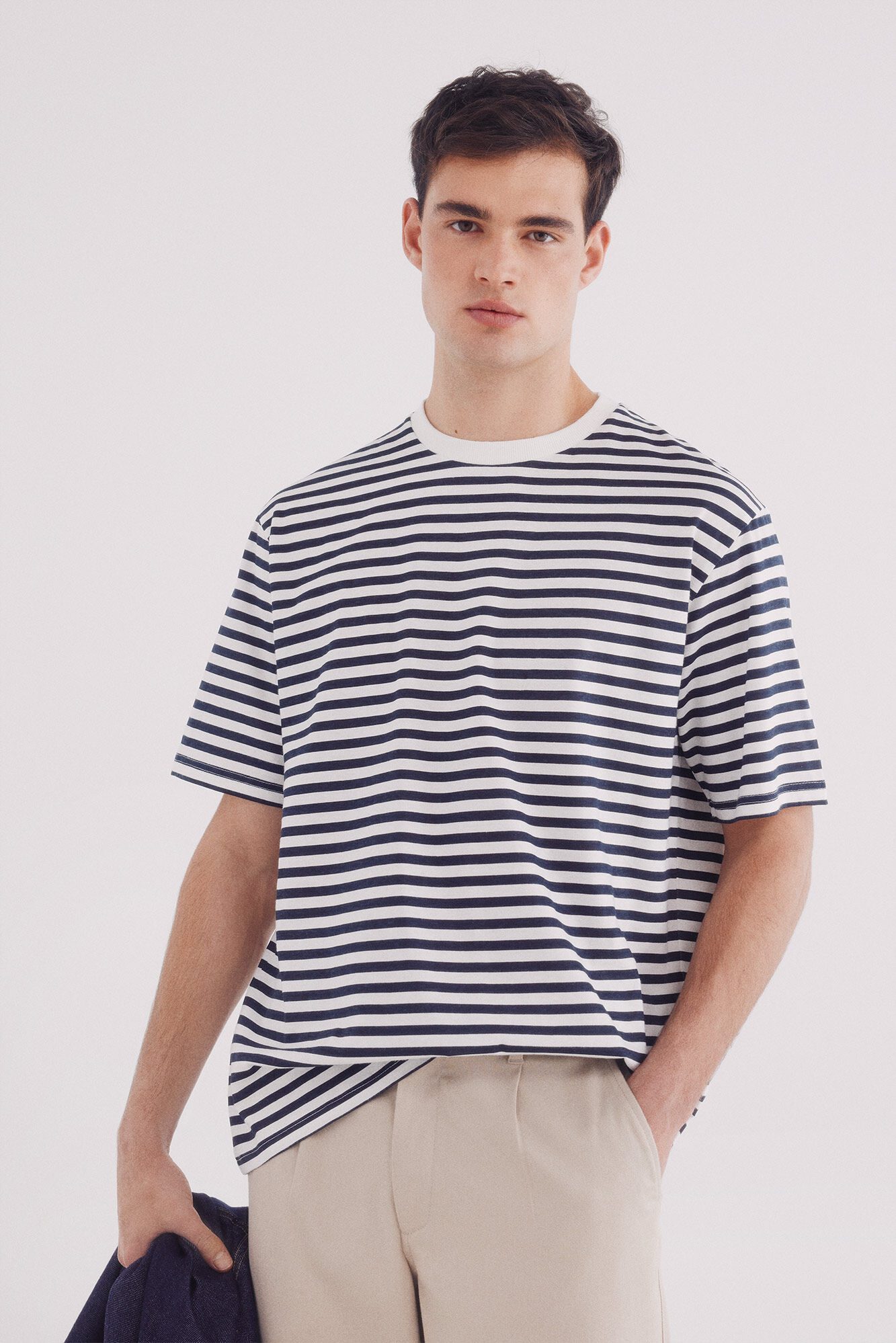 women'secret Camiseta rayas estampada