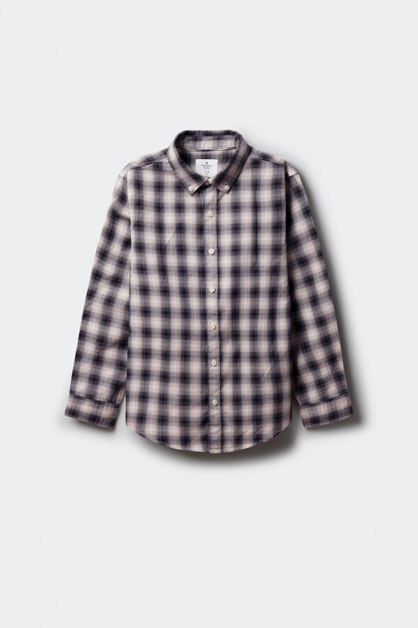 Springfield Kids Lumberjack plaid shirt for boys Crna